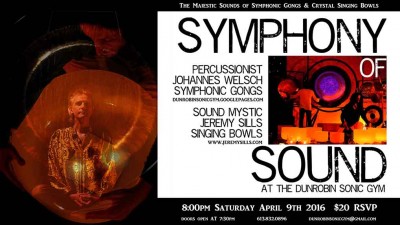 Symphony of Sound at the Dunrobin Sonic Gym April 9 2016 Jeremy sills johannes welsch